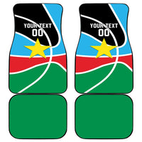 South Sudan Basketball Custom Car Mats Come On Bright Stars - Wonder Print Shop