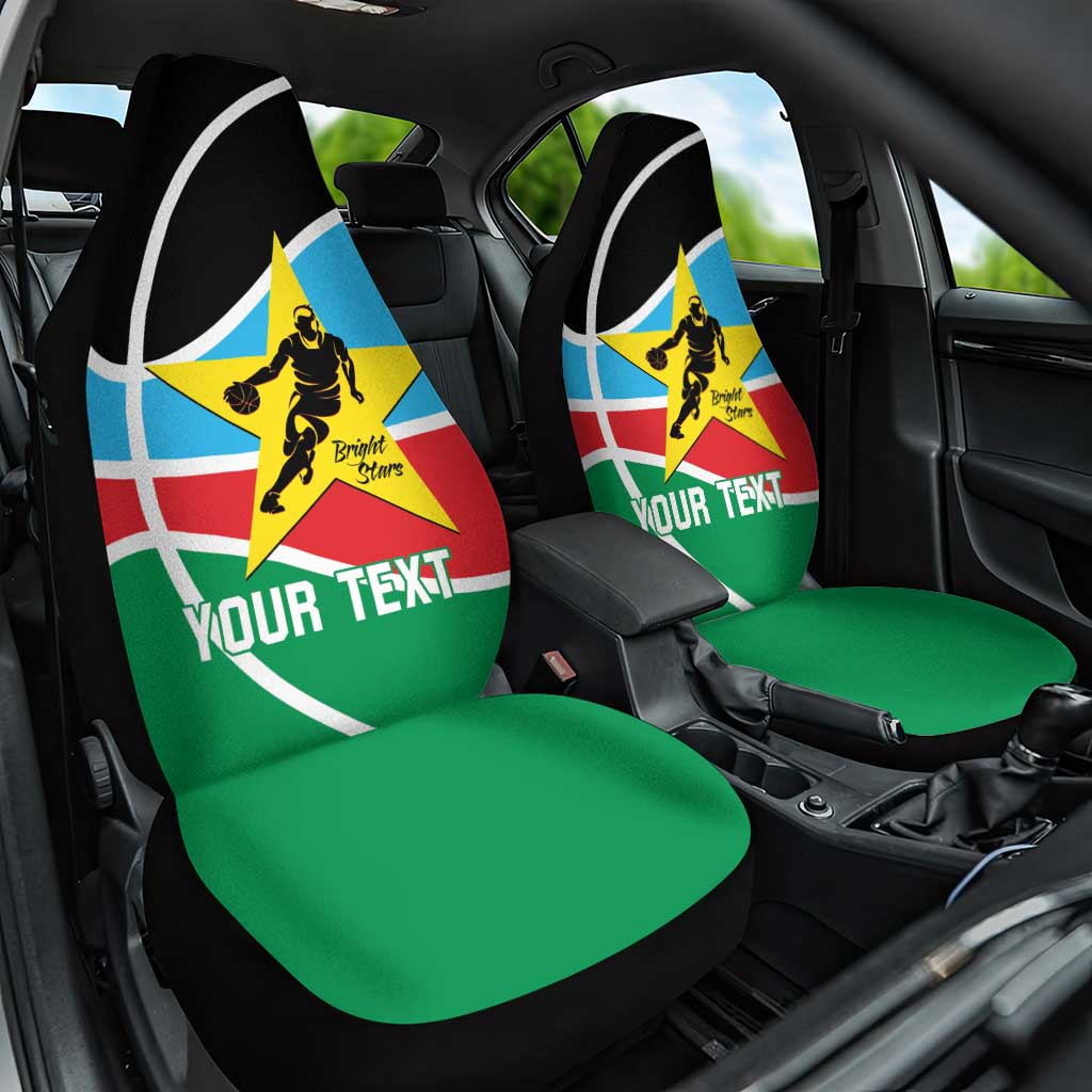 South Sudan Basketball Custom Car Seat Cover Come On Bright Stars - Wonder Print Shop