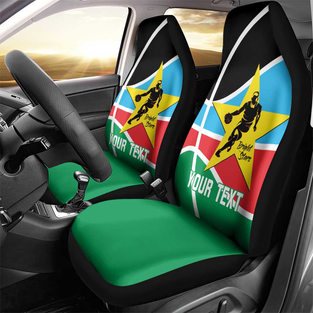 South Sudan Basketball Custom Car Seat Cover Come On Bright Stars - Wonder Print Shop