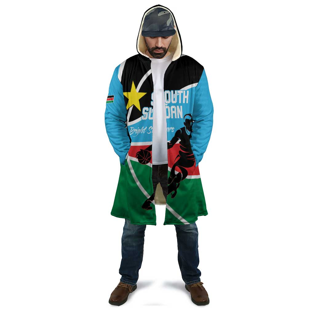 South Sudan Basketball Custom Cloak Come On Bright Stars - Wonder Print Shop