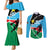 South Sudan Basketball Custom Couples Matching Mermaid Dress and Long Sleeve Button Shirt Come On Bright Stars - Wonder Print Shop