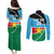South Sudan Basketball Custom Couples Matching Puletasi and Long Sleeve Button Shirt Come On Bright Stars - Wonder Print Shop