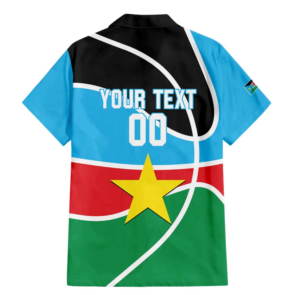 South Sudan Basketball Custom Family Matching Mermaid Dress and Hawaiian Shirt Come On Bright Stars - Wonder Print Shop