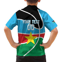 South Sudan Basketball Custom Family Matching Puletasi and Hawaiian Shirt Come On Bright Stars - Wonder Print Shop