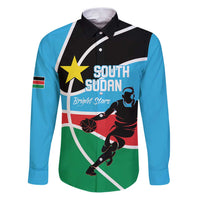 South Sudan Basketball Custom Family Matching Puletasi and Hawaiian Shirt Come On Bright Stars - Wonder Print Shop