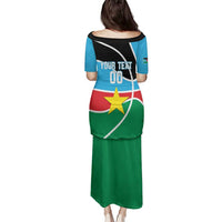 South Sudan Basketball Custom Family Matching Puletasi and Hawaiian Shirt Come On Bright Stars - Wonder Print Shop