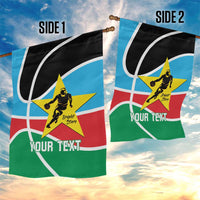 South Sudan Basketball Custom Garden Flag Come On Bright Stars - Wonder Print Shop