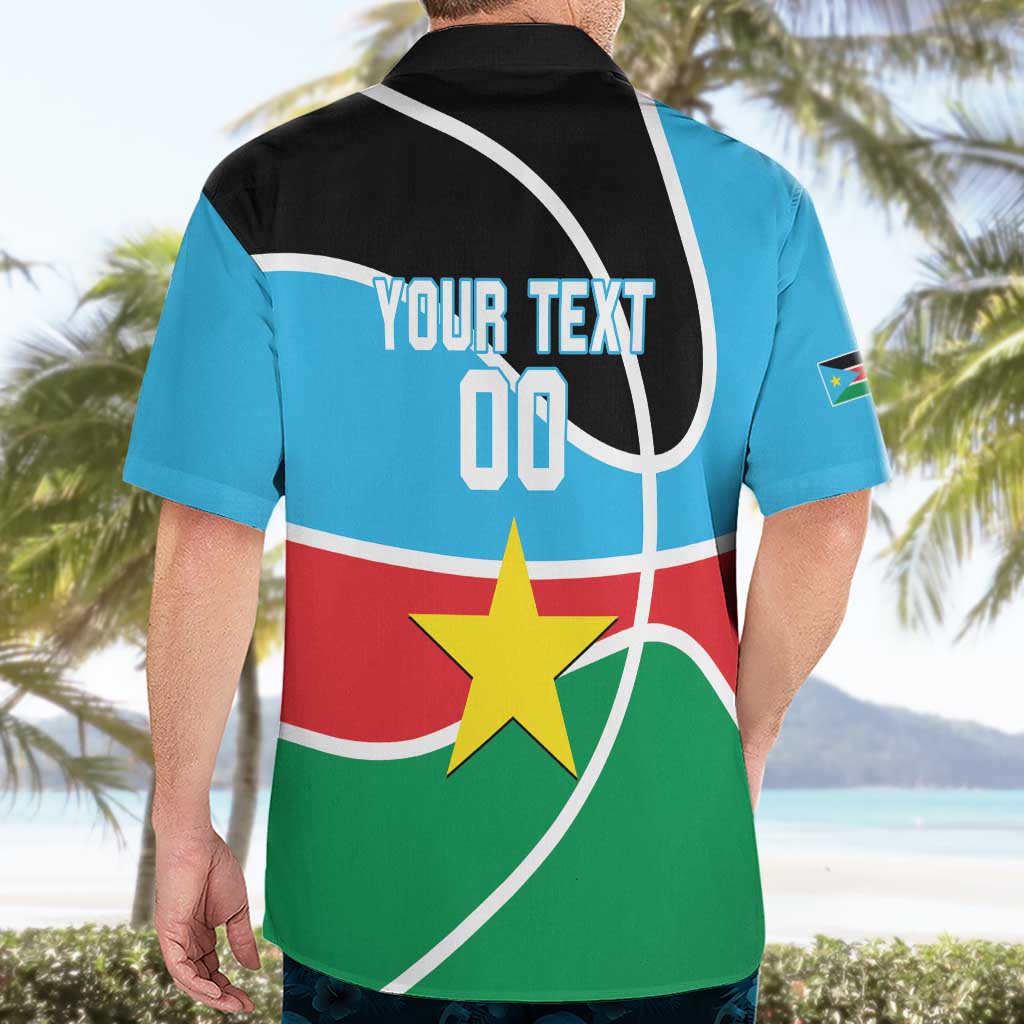 South Sudan Basketball Custom Hawaiian Shirt Come On Bright Stars - Wonder Print Shop
