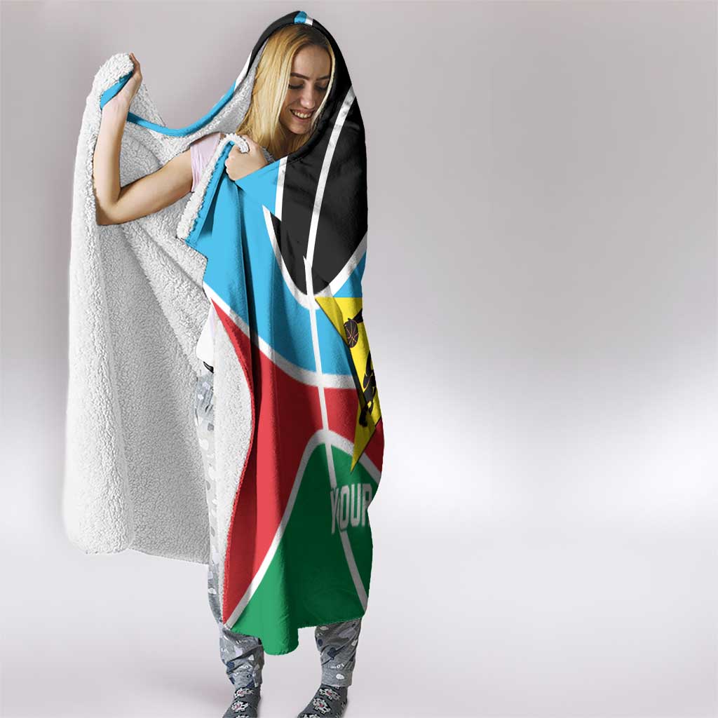 South Sudan Basketball Custom Hooded Blanket Come On Bright Stars - Wonder Print Shop
