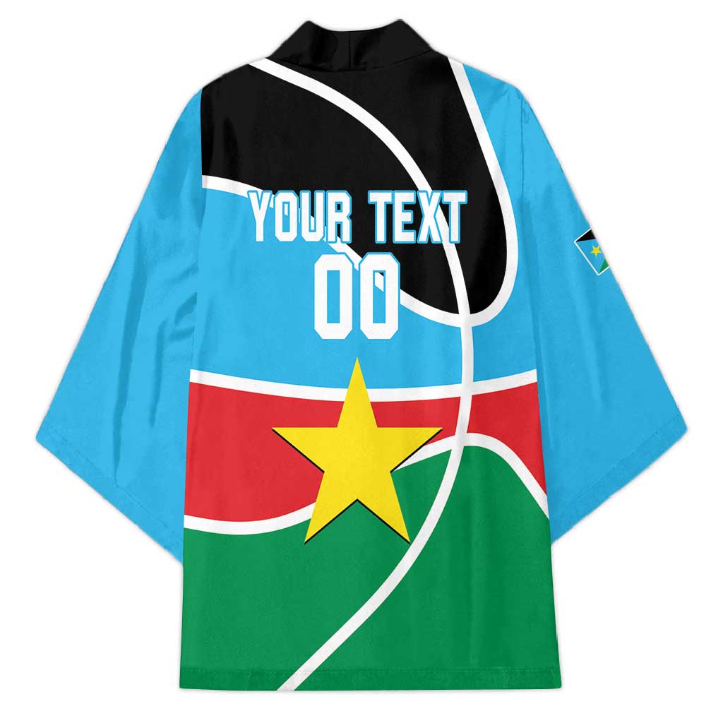 South Sudan Basketball Custom Kimono Come On Bright Stars - Wonder Print Shop