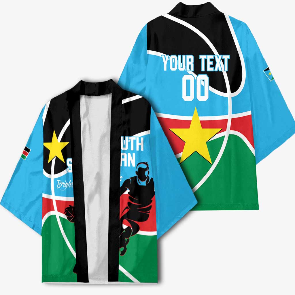 South Sudan Basketball Custom Kimono Come On Bright Stars - Wonder Print Shop
