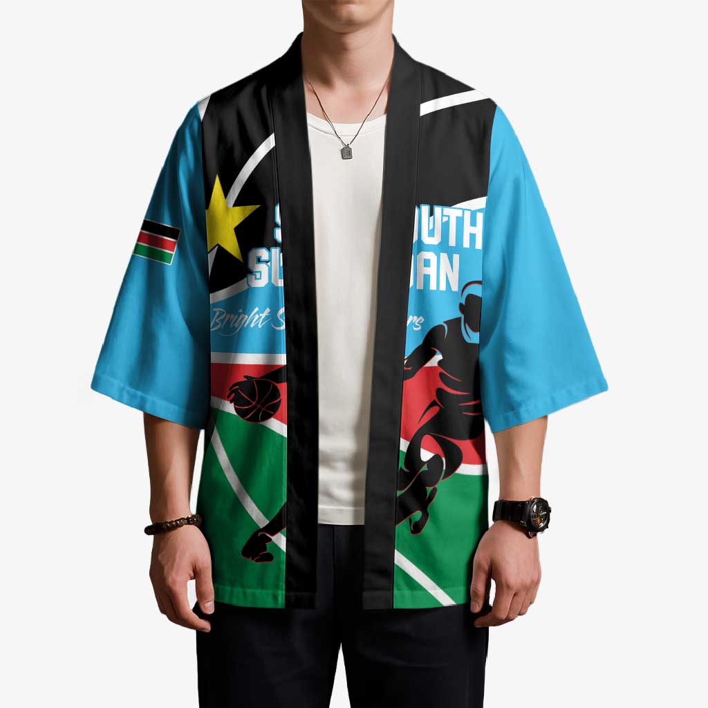 South Sudan Basketball Custom Kimono Come On Bright Stars - Wonder Print Shop