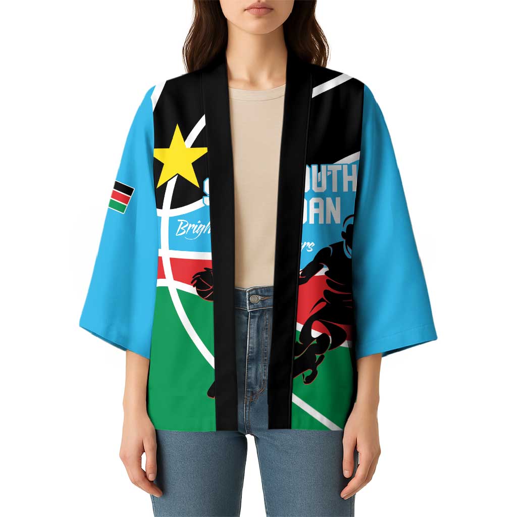 South Sudan Basketball Custom Kimono Come On Bright Stars - Wonder Print Shop