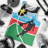 South Sudan Basketball Custom Men Tank Top Come On Bright Stars - Wonder Print Shop