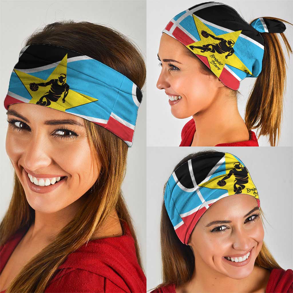South Sudan Basketball Custom Neck Gaiter Come On Bright Stars - Wonder Print Shop