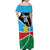 South Sudan Basketball Custom Off Shoulder Maxi Dress Come On Bright Stars - Wonder Print Shop