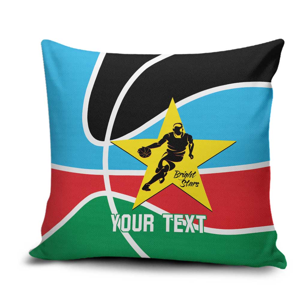 South Sudan Basketball Custom Pillow Cover Come On Bright Stars - Wonder Print Shop