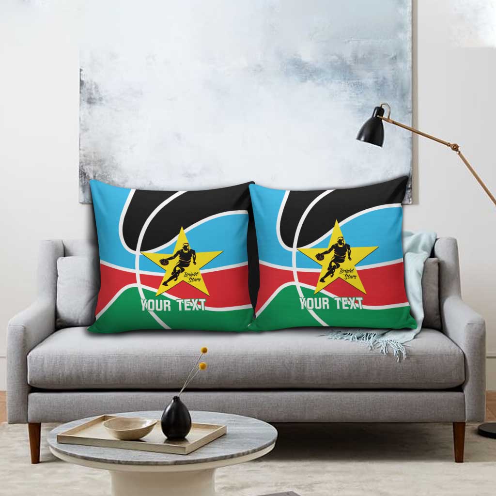 South Sudan Basketball Custom Pillow Cover Come On Bright Stars - Wonder Print Shop