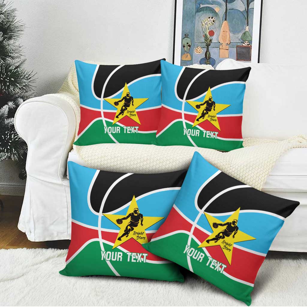 South Sudan Basketball Custom Pillow Cover Come On Bright Stars - Wonder Print Shop