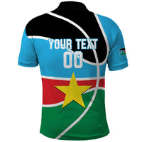 South Sudan Basketball Custom Polo Shirt Come On Bright Stars - Wonder Print Shop