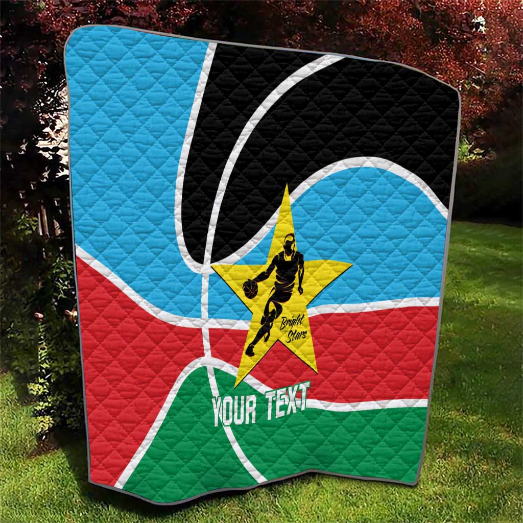 South Sudan Basketball Custom Quilt Come On Bright Stars - Wonder Print Shop