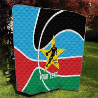 South Sudan Basketball Custom Quilt Come On Bright Stars - Wonder Print Shop