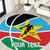 South Sudan Basketball Custom Round Carpet Come On Bright Stars - Wonder Print Shop