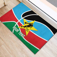 South Sudan Basketball Custom Rubber Doormat Come On Bright Stars - Wonder Print Shop
