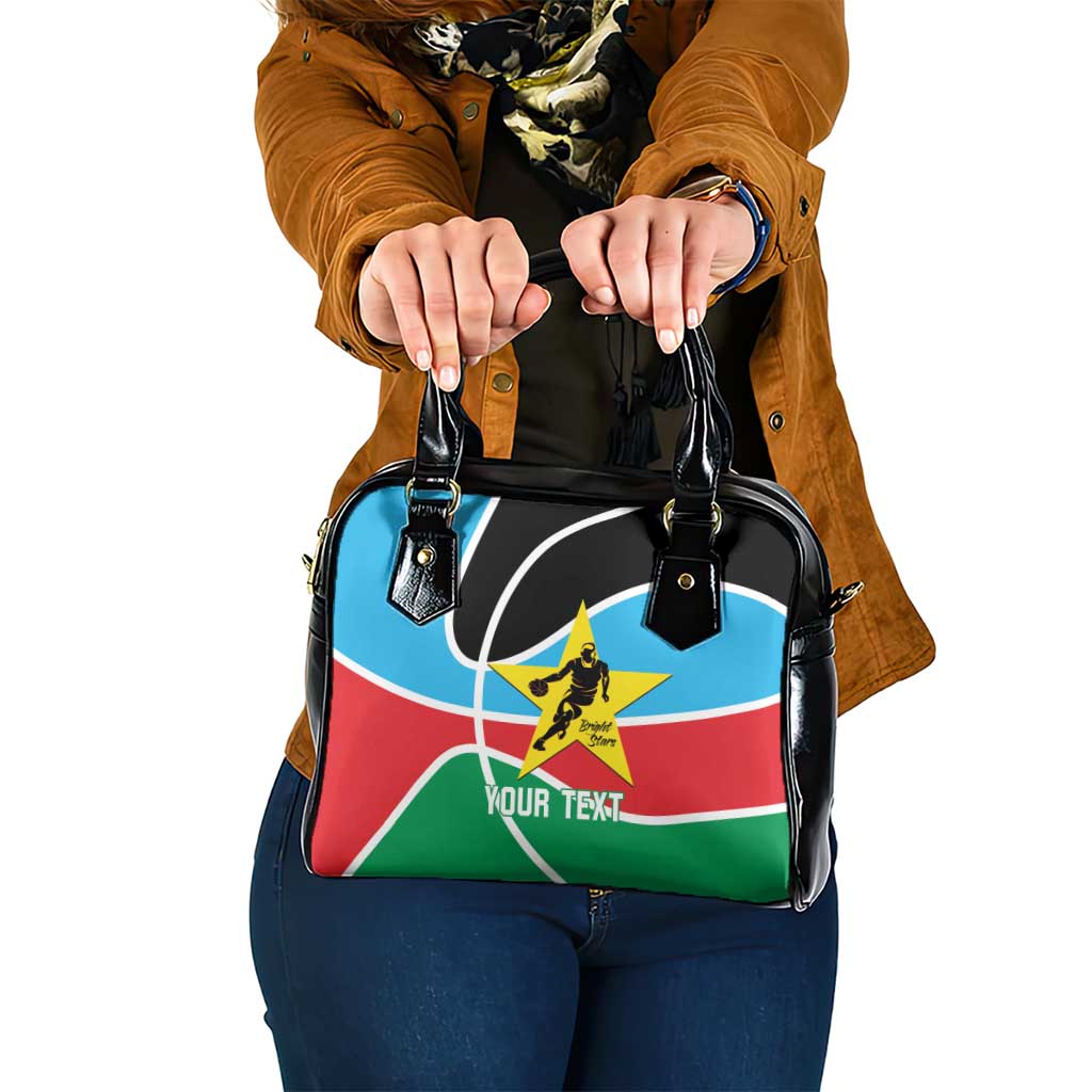 South Sudan Basketball Custom Shoulder Handbag Come On Bright Stars - Wonder Print Shop