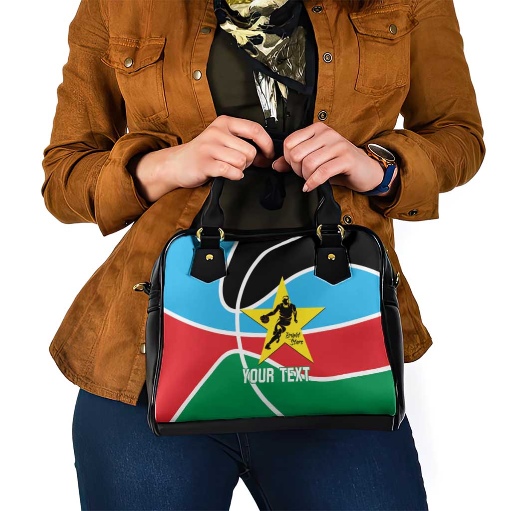 South Sudan Basketball Custom Shoulder Handbag Come On Bright Stars - Wonder Print Shop