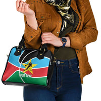 South Sudan Basketball Custom Shoulder Handbag Come On Bright Stars - Wonder Print Shop