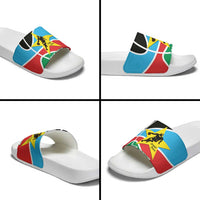 South Sudan Basketball Custom Slide Sandals Come On Bright Stars - Wonder Print Shop