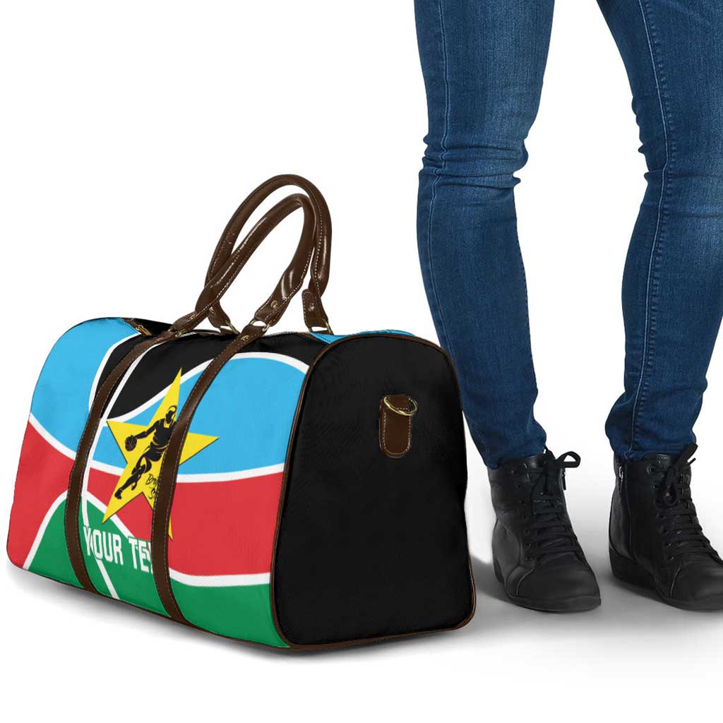 South Sudan Basketball Custom Travel Bag Come On Bright Stars - Wonder Print Shop