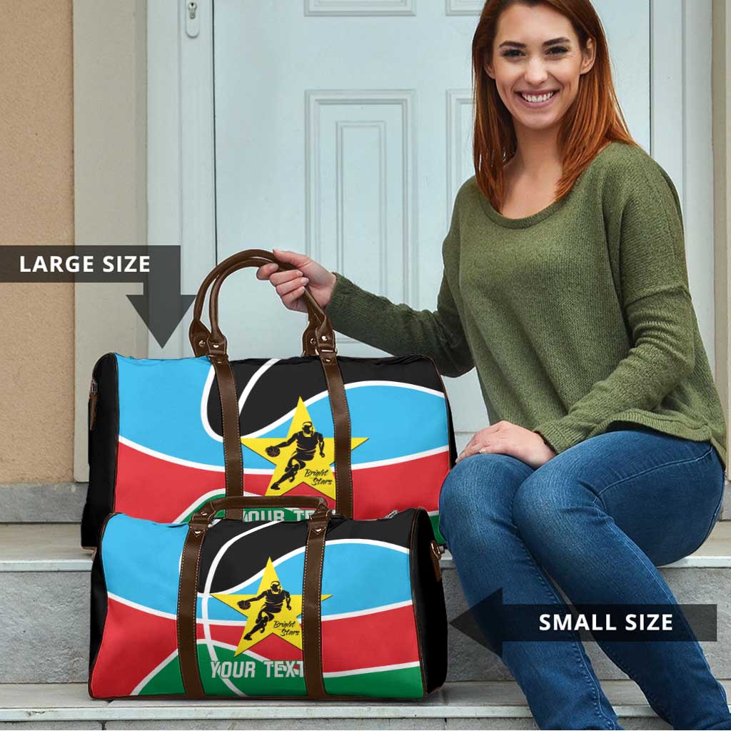 South Sudan Basketball Custom Travel Bag Come On Bright Stars - Wonder Print Shop
