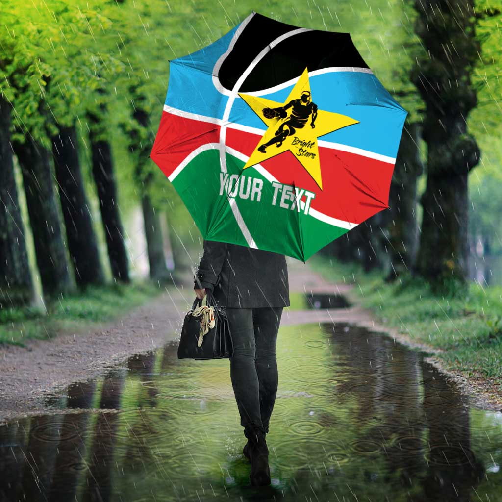 South Sudan Basketball Custom Umbrella Come On Bright Stars - Wonder Print Shop