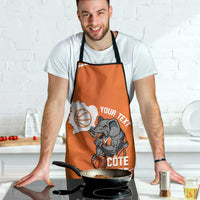 Ivory Coast Basketball Custom Apron Allez Les Elephants - Wonder Print Shop