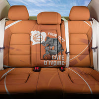 Ivory Coast Basketball Custom Back Car Seat Cover Allez Les Elephants - Wonder Print Shop