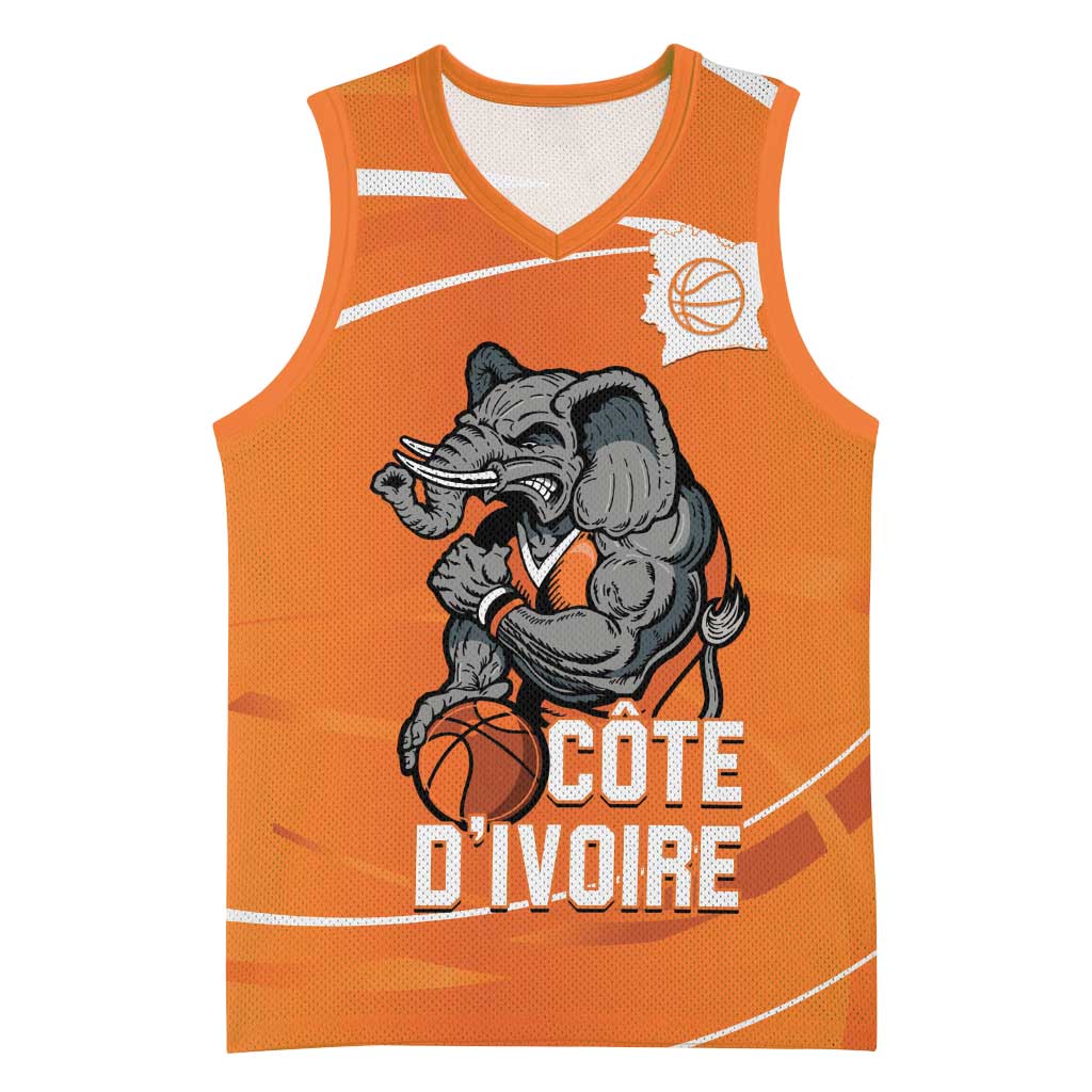 Ivory Coast Basketball Custom Basketball Jersey Allez Les Elephants - Wonder Print Shop