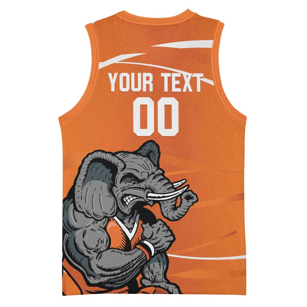 Ivory Coast Basketball Custom Basketball Jersey Allez Les Elephants - Wonder Print Shop
