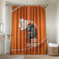 Ivory Coast Basketball Custom Bathroom Set Allez Les Elephants - Wonder Print Shop
