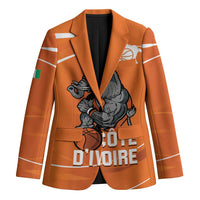 Ivory Coast Basketball Custom Blazer Allez Les Elephants - Wonder Print Shop