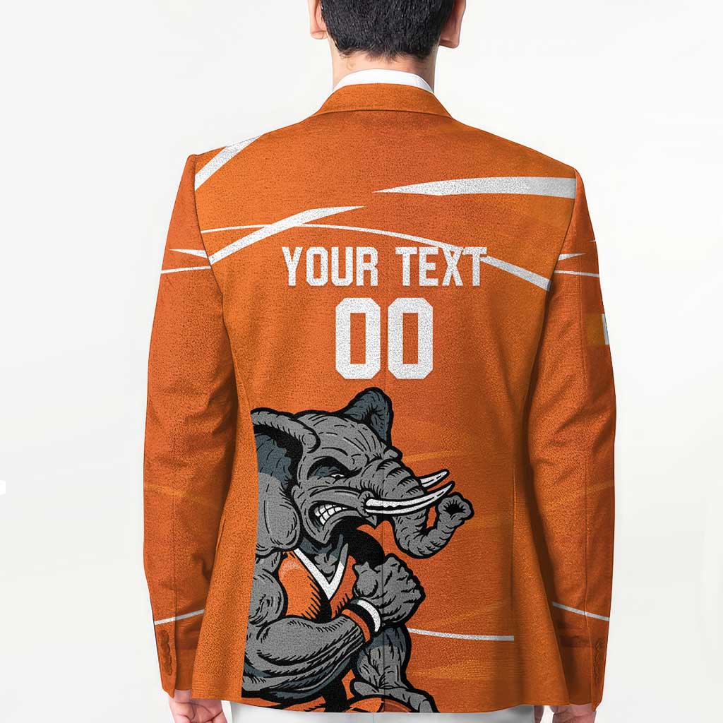 Ivory Coast Basketball Custom Blazer Allez Les Elephants - Wonder Print Shop