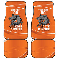 Ivory Coast Basketball Custom Car Mats Allez Les Elephants - Wonder Print Shop