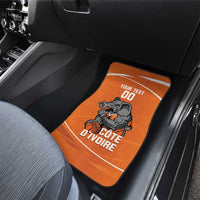 Ivory Coast Basketball Custom Car Mats Allez Les Elephants - Wonder Print Shop
