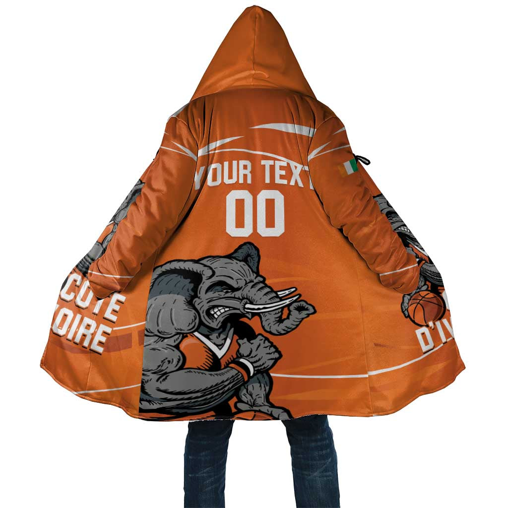 Ivory Coast Basketball Custom Cloak Allez Les Elephants - Wonder Print Shop
