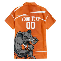 Ivory Coast Basketball Custom Family Matching Long Sleeve Bodycon Dress and Hawaiian Shirt Allez Les Elephants - Wonder Print Shop