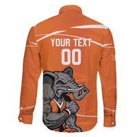 Ivory Coast Basketball Custom Family Matching Long Sleeve Bodycon Dress and Hawaiian Shirt Allez Les Elephants - Wonder Print Shop