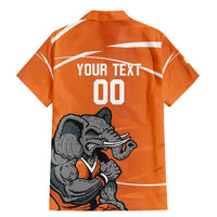 Ivory Coast Basketball Custom Family Matching Mermaid Dress and Hawaiian Shirt Allez Les Elephants - Wonder Print Shop