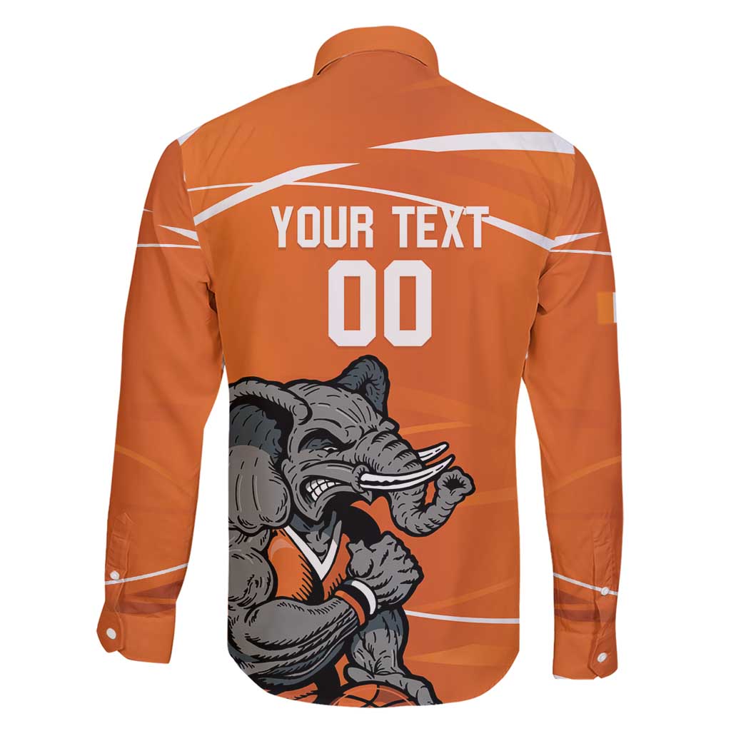 Ivory Coast Basketball Custom Family Matching Short Sleeve Bodycon Dress and Hawaiian Shirt Allez Les Elephants - Wonder Print Shop