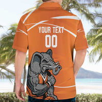 Ivory Coast Basketball Custom Hawaiian Shirt Allez Les Elephants - Wonder Print Shop